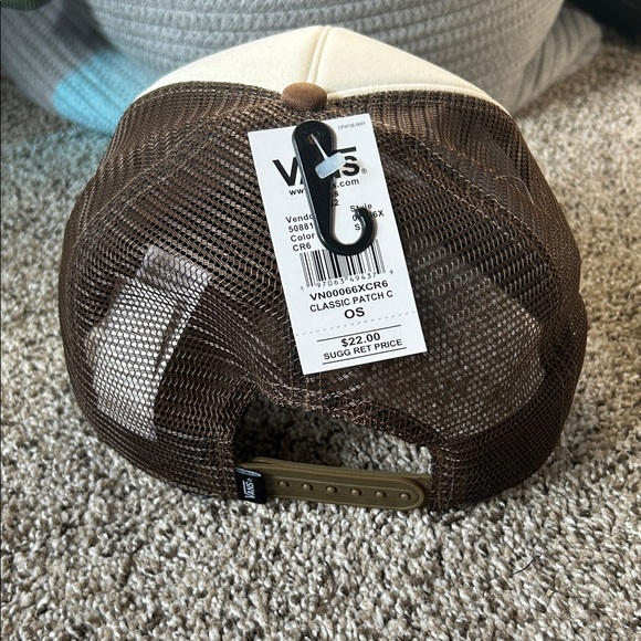 Vans Off The Wall Brown and White Cap - Picture 3 of 4